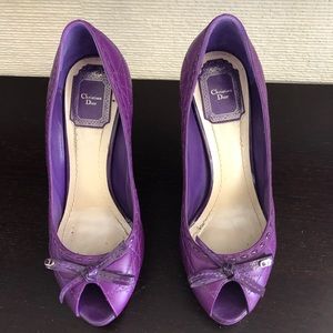 Christian Dior Purple Pumps